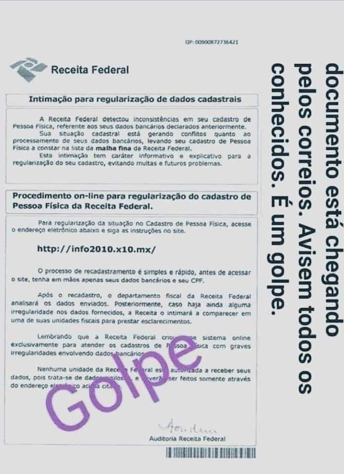 Golpe Receita Federal